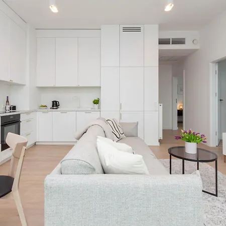 Appartement Apartly - Hanza Tower View, Parking, Pool, Sauna Szczecin