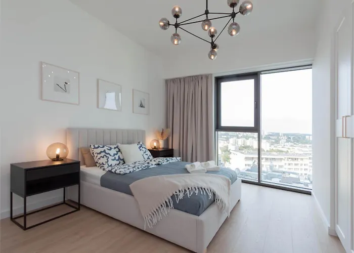 Apartly - Hanza Tower View, Parking, Pool, Sauna Štetín