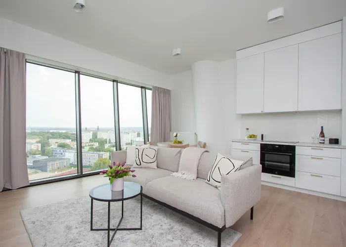 Apartmán Apartly - Hanza Tower View, Parking, Pool, Sauna *