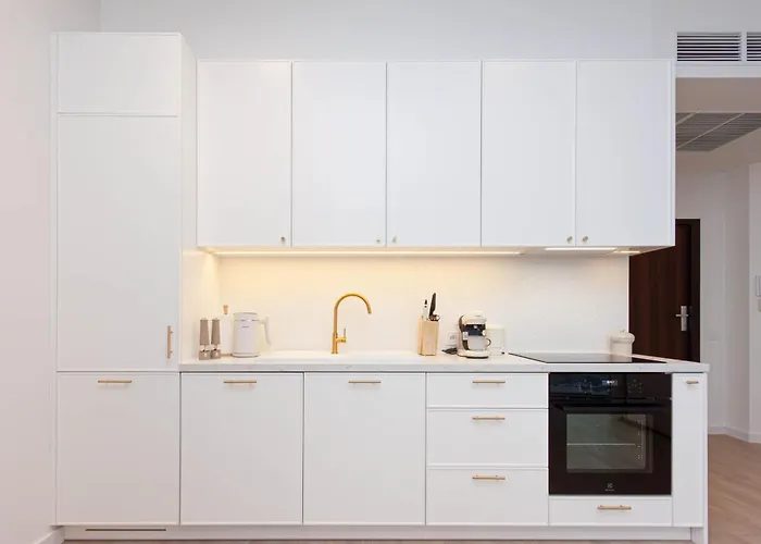 Apartment Apartly - Hanza Tower View, Parking, Pool, Sauna