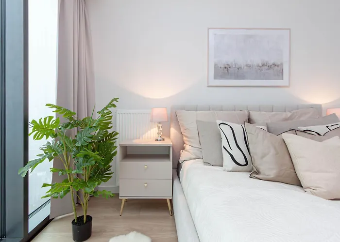 Apartly - Hanza Tower View, Parking, Pool, Sauna Štetín